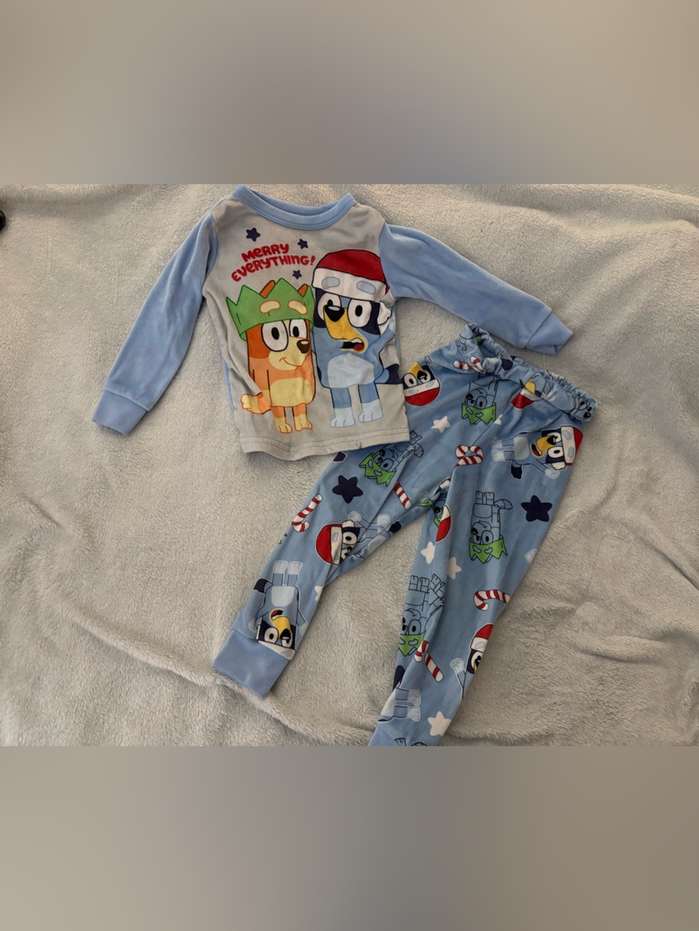 Bluey Holiday Pajama Set